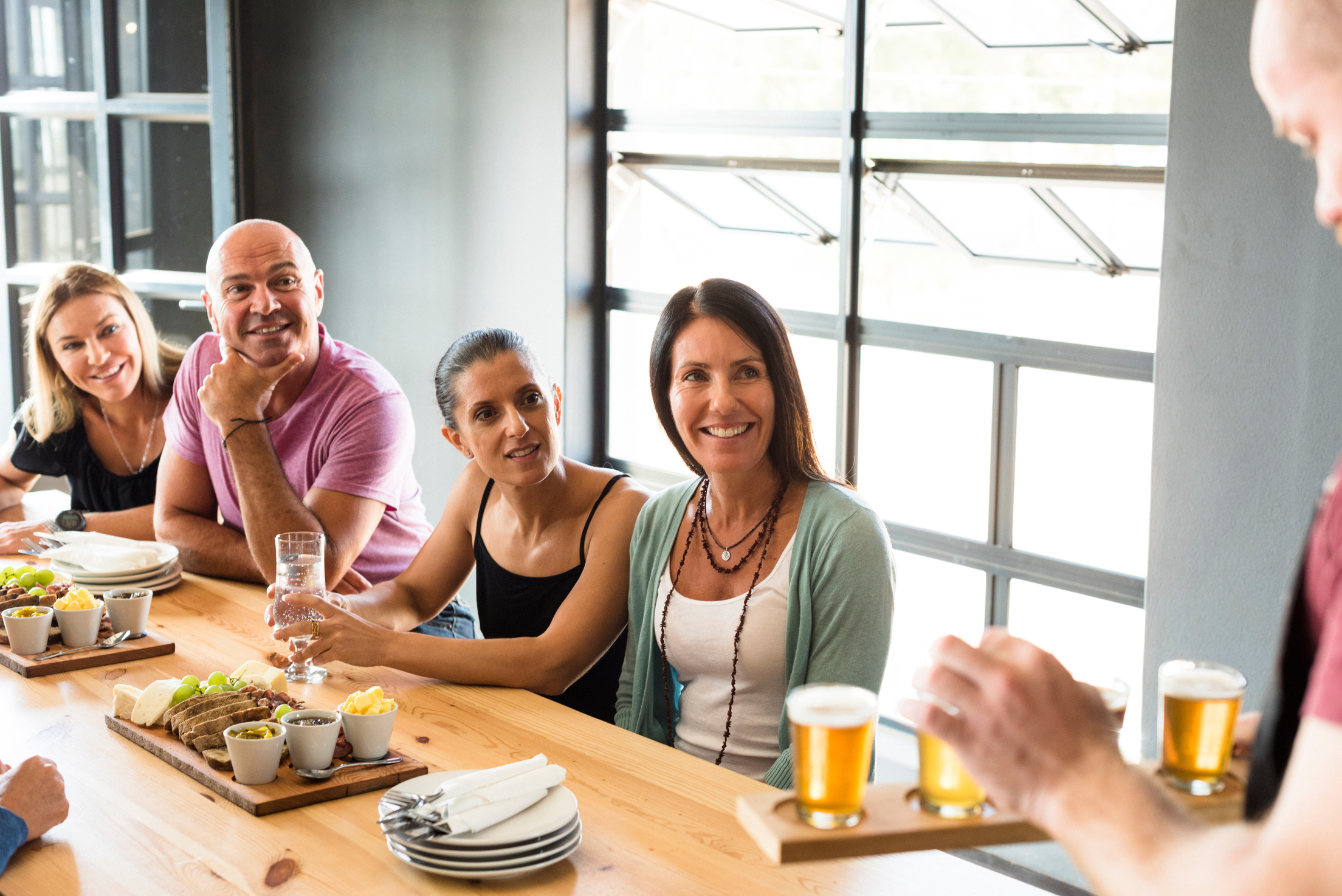 Learning About Craft Beers Over Lunch With Friends